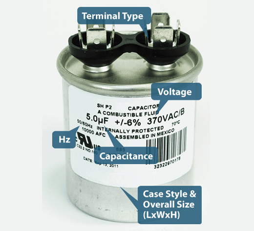 Dual Run Capacitor