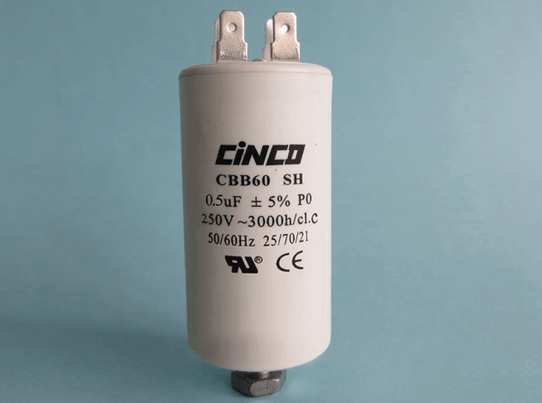 0.5UF 250Vac CBB60A Motor Run Capacitors 4pins