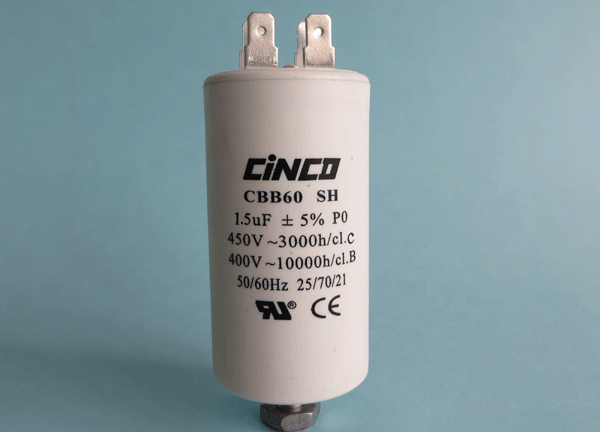 1.5UF 400V 450VAC CBB60A Motor Run Capacitors