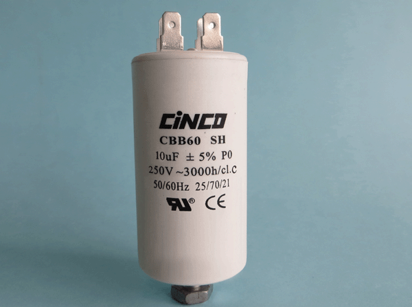 10UF 250Vac CBB60A Motor Run Capacitors 4pins