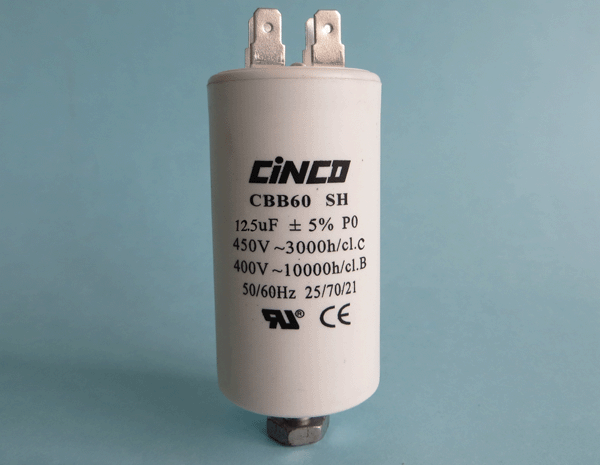 12.5UF 400V 450VAC CBB60A Motor Run Capacitors