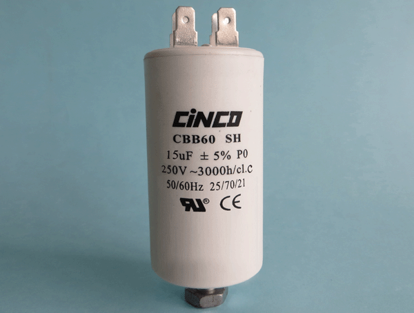 15UF 250Vac CBB60A Motor Run Capacitors 4pins