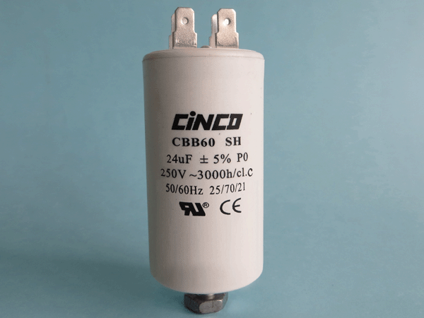 24UF 250Vac CBB60A Motor Run Capacitors 4pins