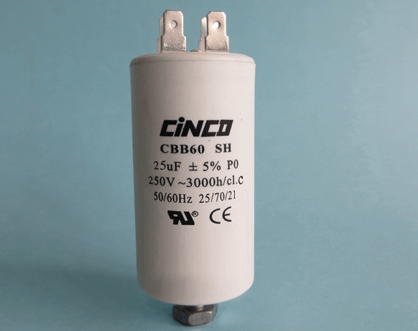 25UF 250Vac CBB60A Motor Run Capacitors 4pins