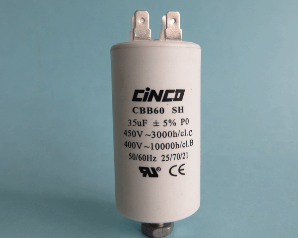 35UF 400V 450VAC CBB60A Motor Run Capacitors