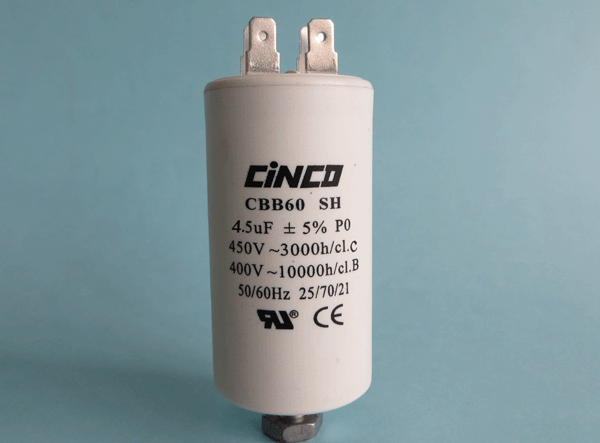 4.5UF 400V 450VAC CBB60A Motor Run Capacitors