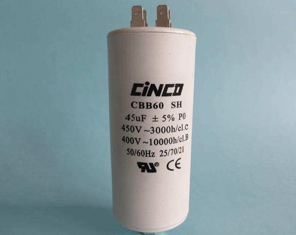 45UF 400V 450VAC CBB60A Motor Run Capacitors