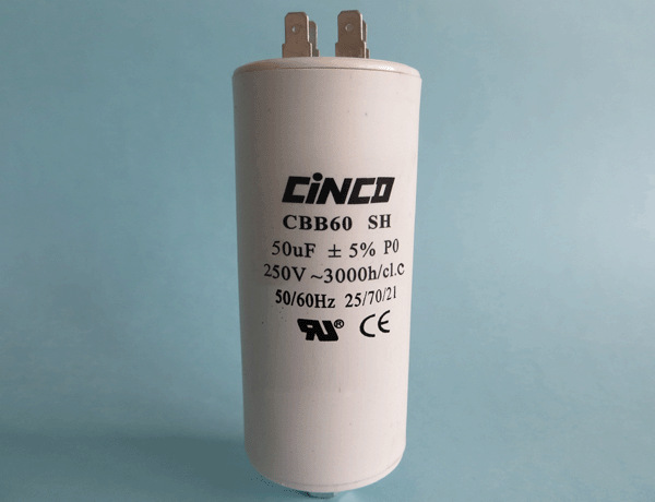 50UF 250Vac CBB60A Motor Run Capacitors 4pins