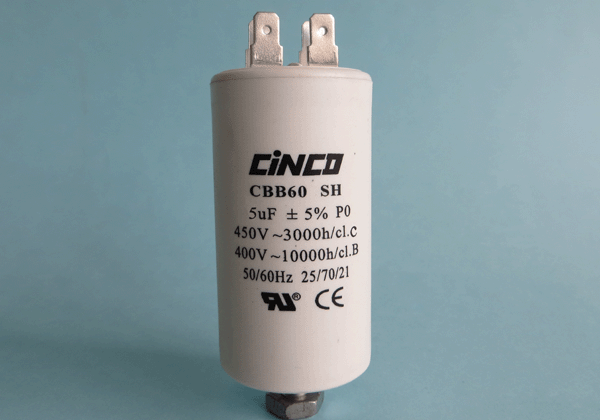 5UF 400V 450VAC CBB60A Motor Run Capacitors