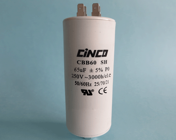 65UF 250Vac CBB60A Motor Run Capacitors 4pins