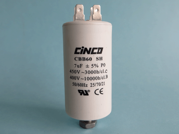 7UF 400V 450VAC CBB60A Motor Run Capacitors