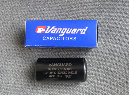 Vanguard 110V 125V Motor start Capacitors BC-270 1