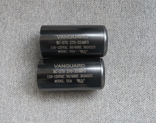 Vanguard 110V 125V Motor start Capacitors BC-270