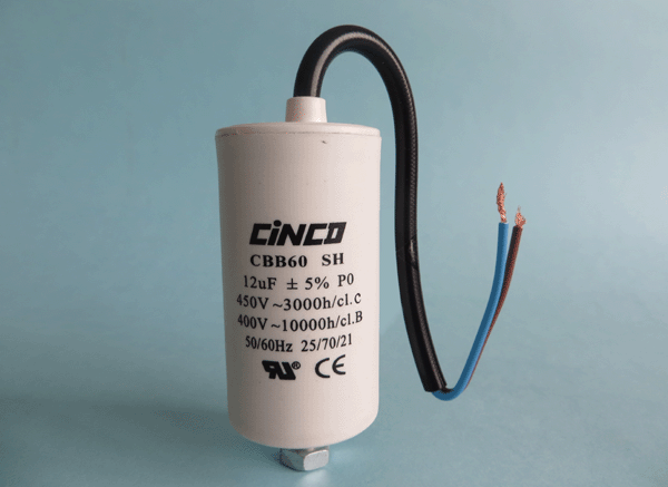 12mfd 400V 450V AC CBB60C Bipolar Cable Motor Run Capacitor