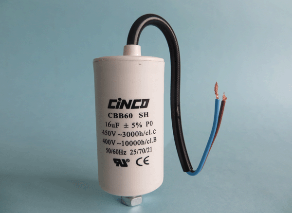 16mfd 400V 450V AC CBB60C Bipolar Cable Motor Run Capacitor